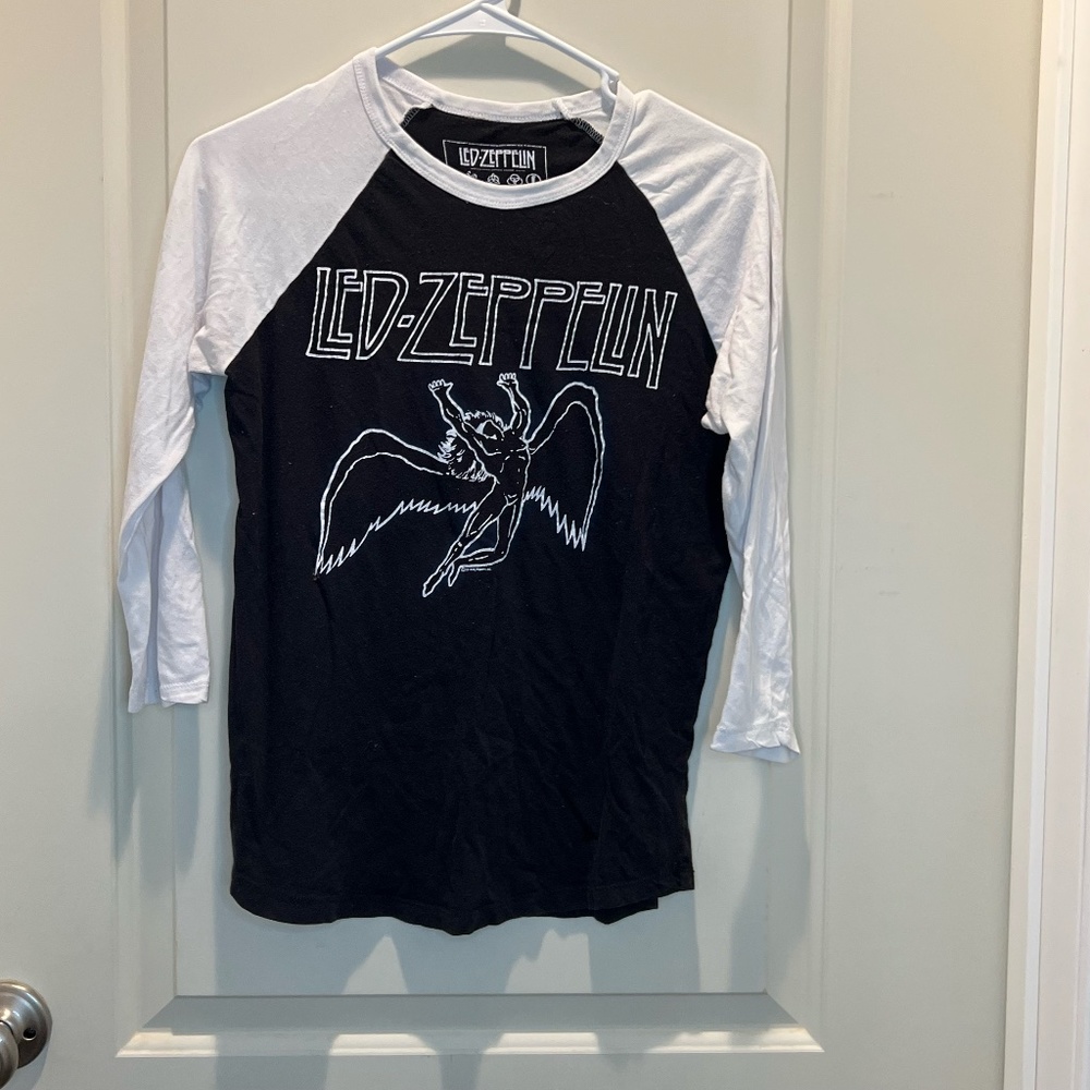 Led Zeppelin baseball tee